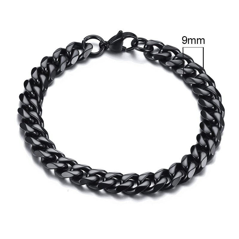3-11mm Cuban Link Bracelets