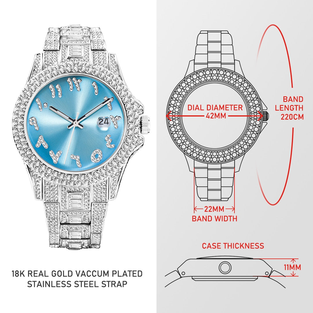 Fully Flooded Quartz Watch