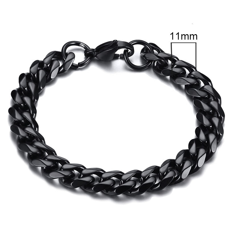 3-11mm Cuban Link Bracelets