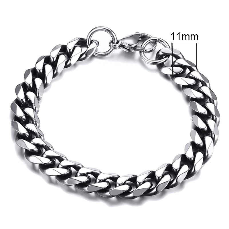 3-11mm Cuban Link Bracelets