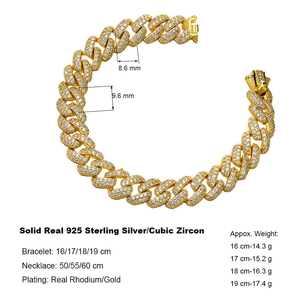 Cuban Link Zircon Bracelet