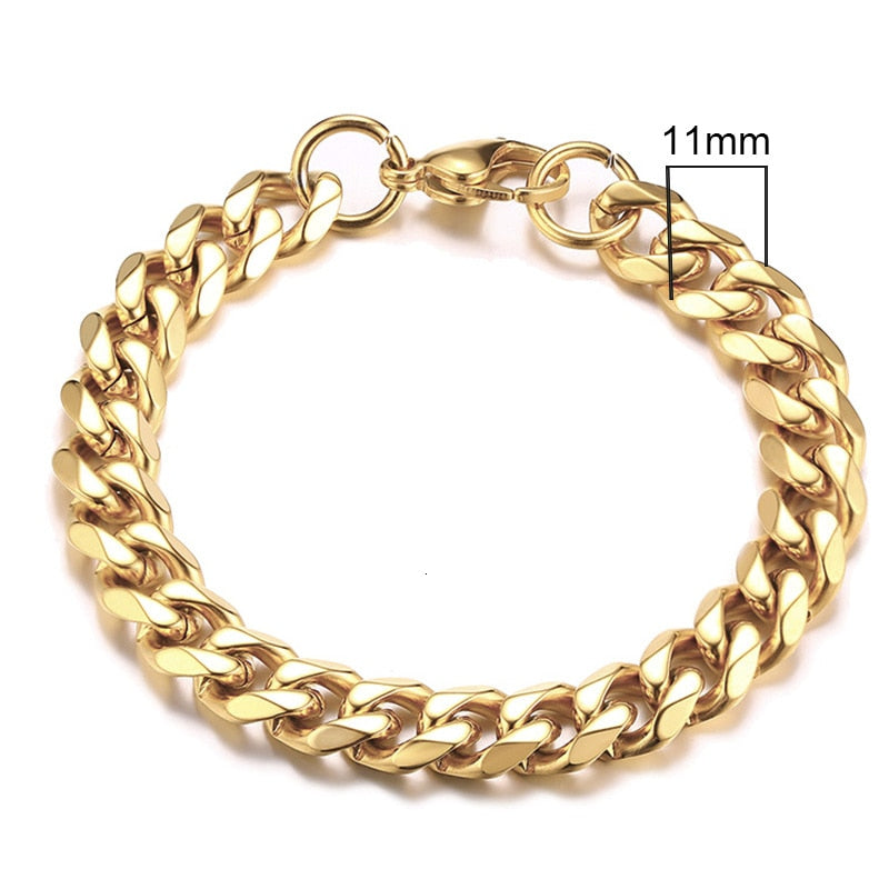 3-11mm Cuban Link Bracelets