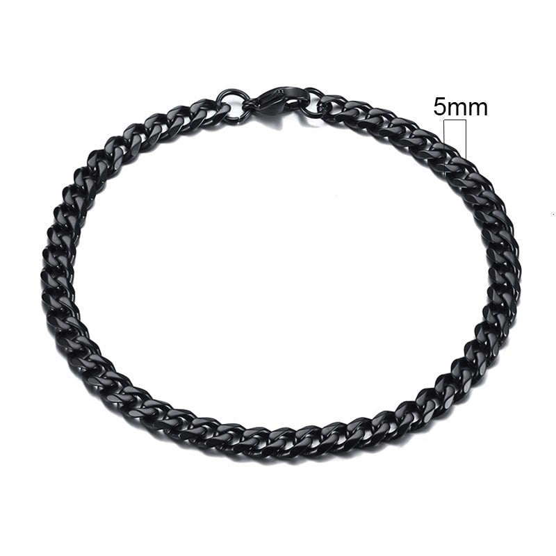 3-11mm Cuban Link Bracelets