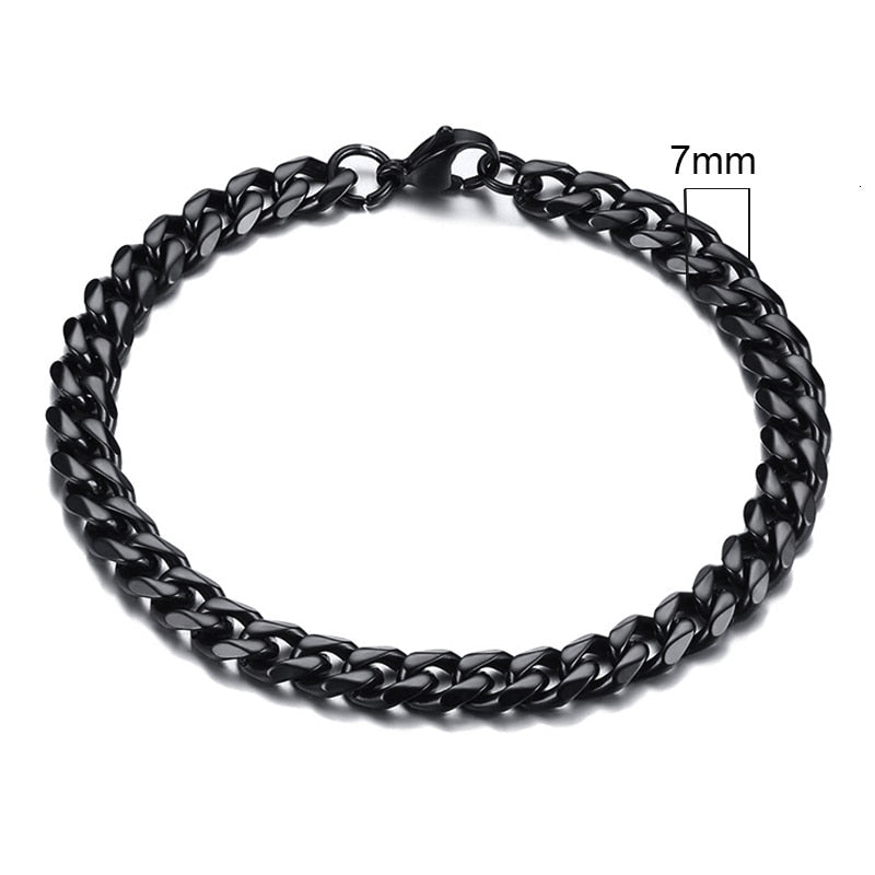 3-11mm Cuban Link Bracelets