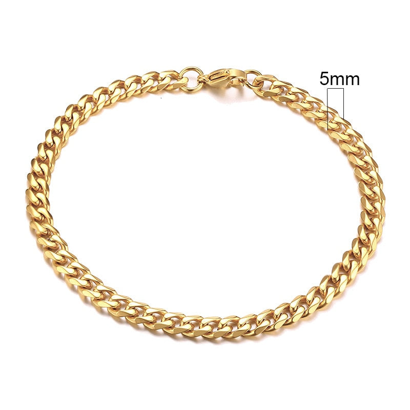 3-11mm Cuban Link Bracelets