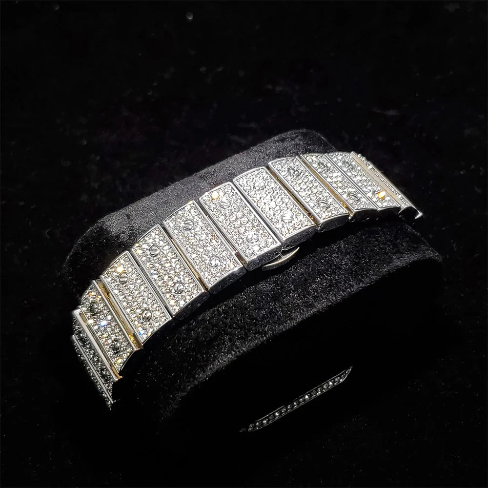 Iced Out Baller Square Bust Down Watch