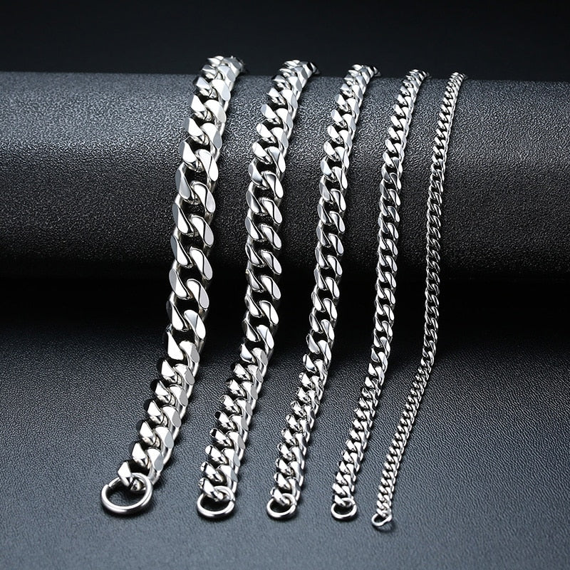 3-11mm Cuban Link Bracelets