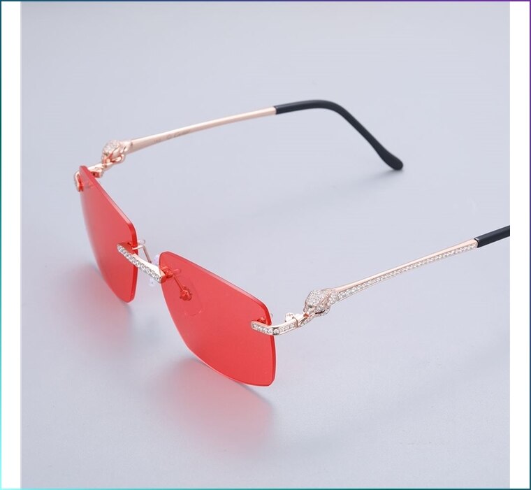 Handmade VVS Moissanite Diamond Iced Out Sunglasses