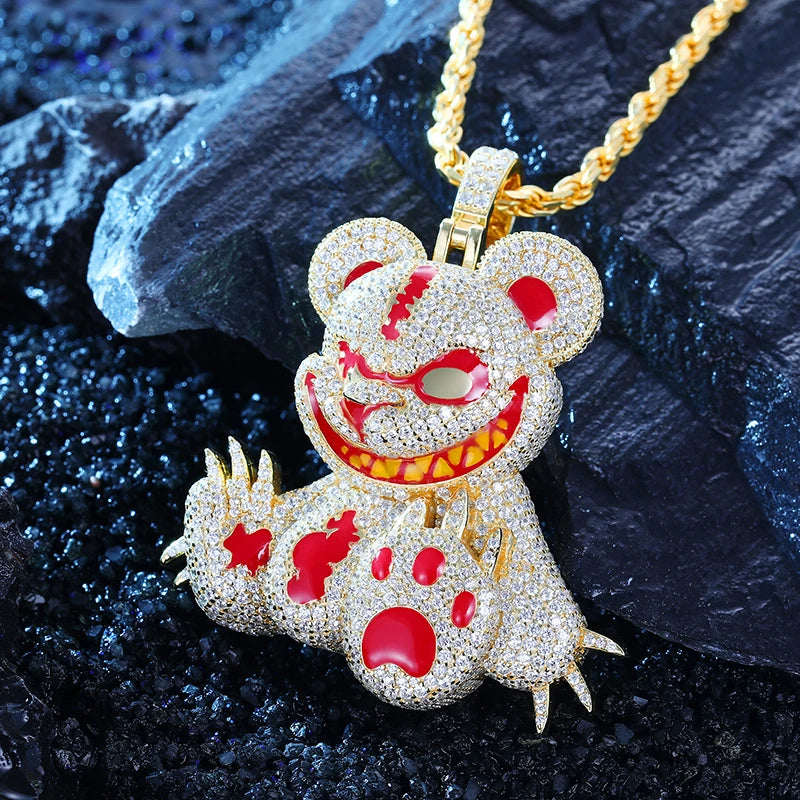 Luxury VVS Moissanite Gremlin Pendant