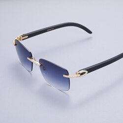 Handmade VVS Moissanite Diamond Iced Out Sunglasses