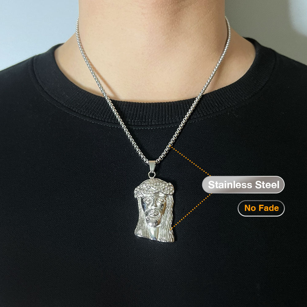 Jesus Piece Pendant Necklace