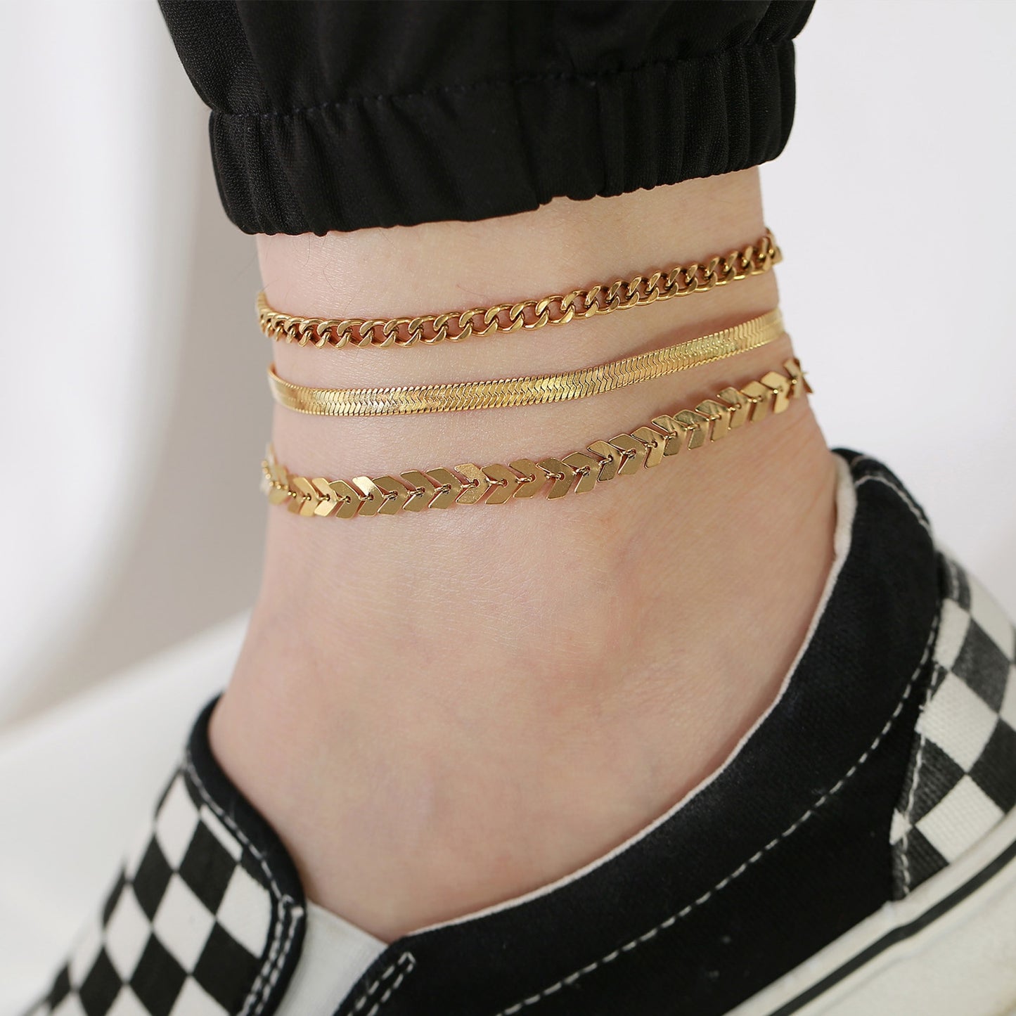 Multi styled Anklets
