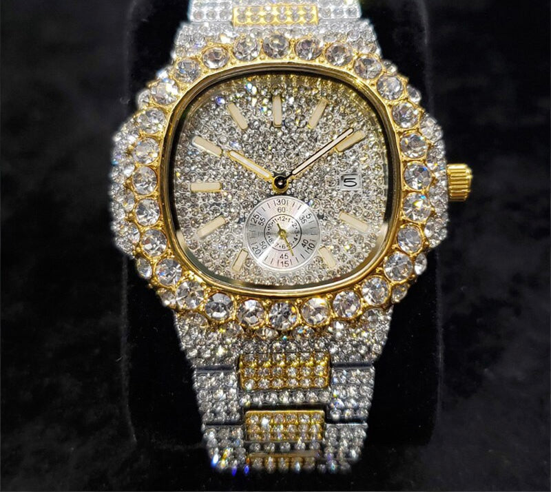 New Moissanite Watch Iced Out