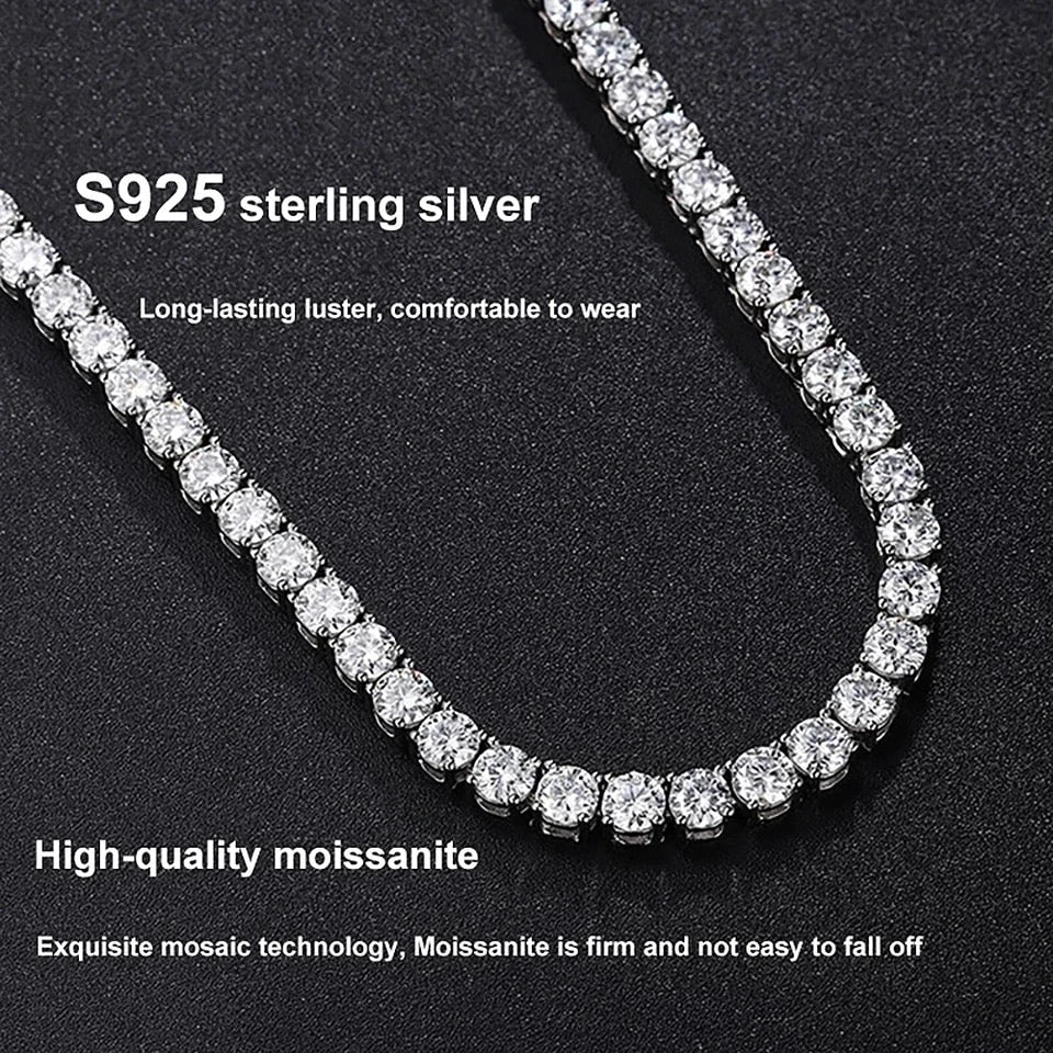 Moissanite Tennis Chain