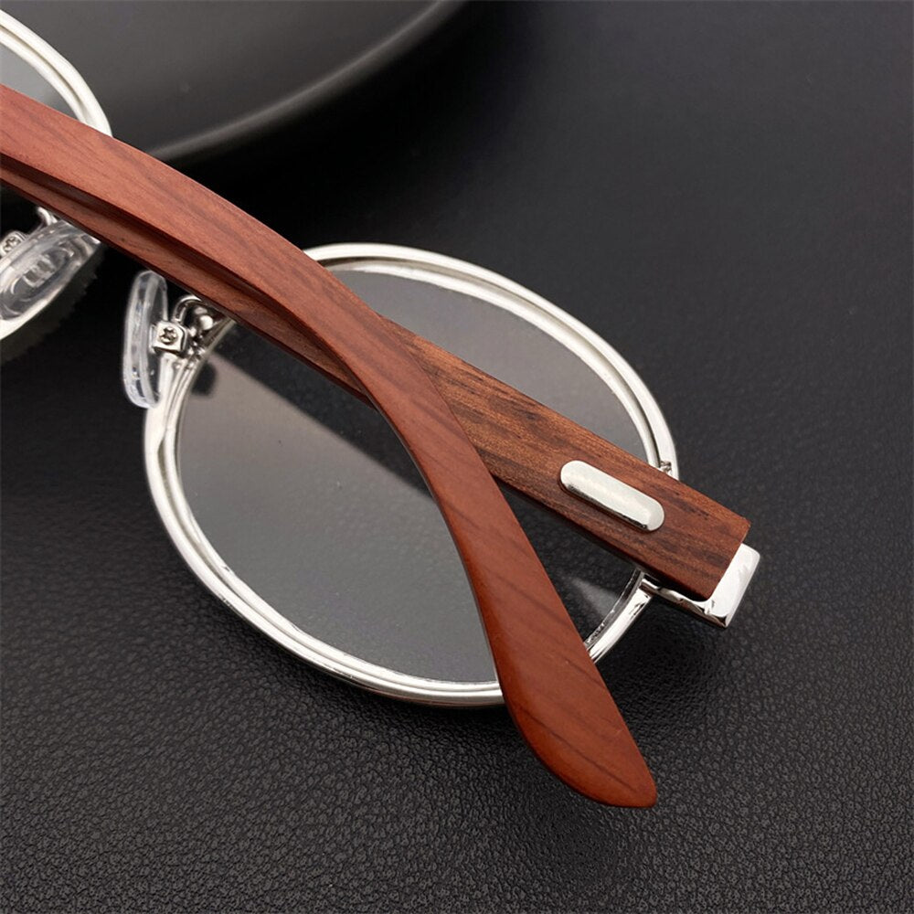 Real Moissanite Diamond Sun Glasses With Wood Body