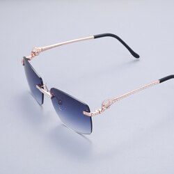 Handmade VVS Moissanite Diamond Iced Out Sunglasses