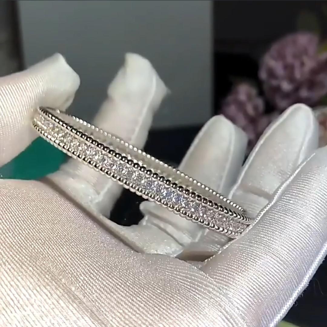 High Quality Diamond Bangle Bead Bracelet