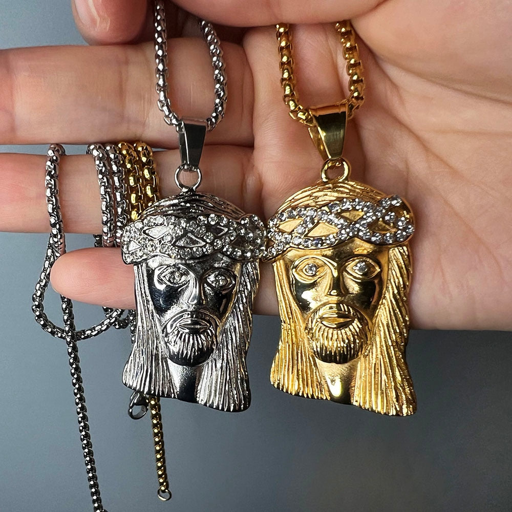 Jesus Piece Pendant Necklace